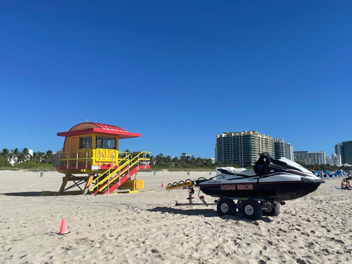 Beachfront Apt In Carlyle Hotel On Ocean Drive Маями Бийч Екстериор снимка