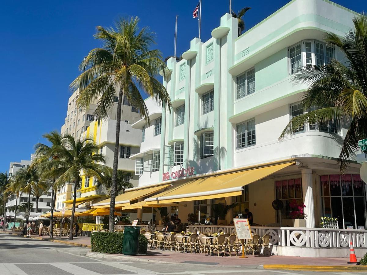 Beachfront Apt In Carlyle Hotel On Ocean Drive Маями Бийч Екстериор снимка